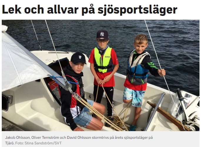 Blekinge Båtförbunds Sjösportsläger på Tjärö 2017.